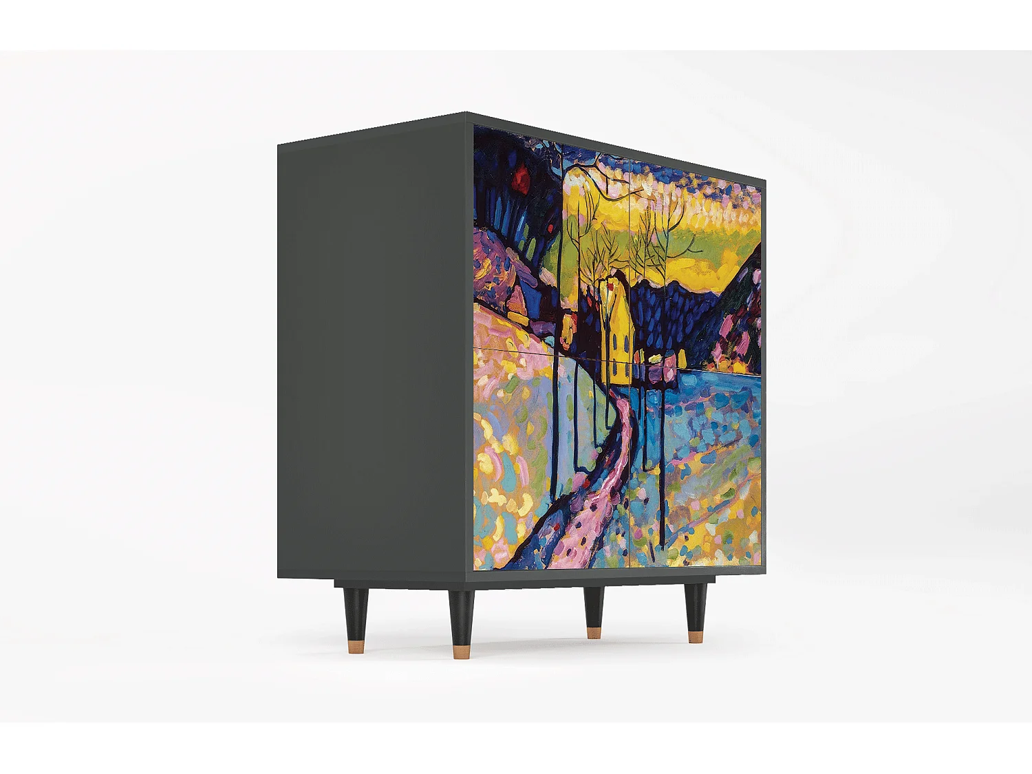 Buffet - 94x96x48 cm - BS3 - Winter Landscape, Anthracite