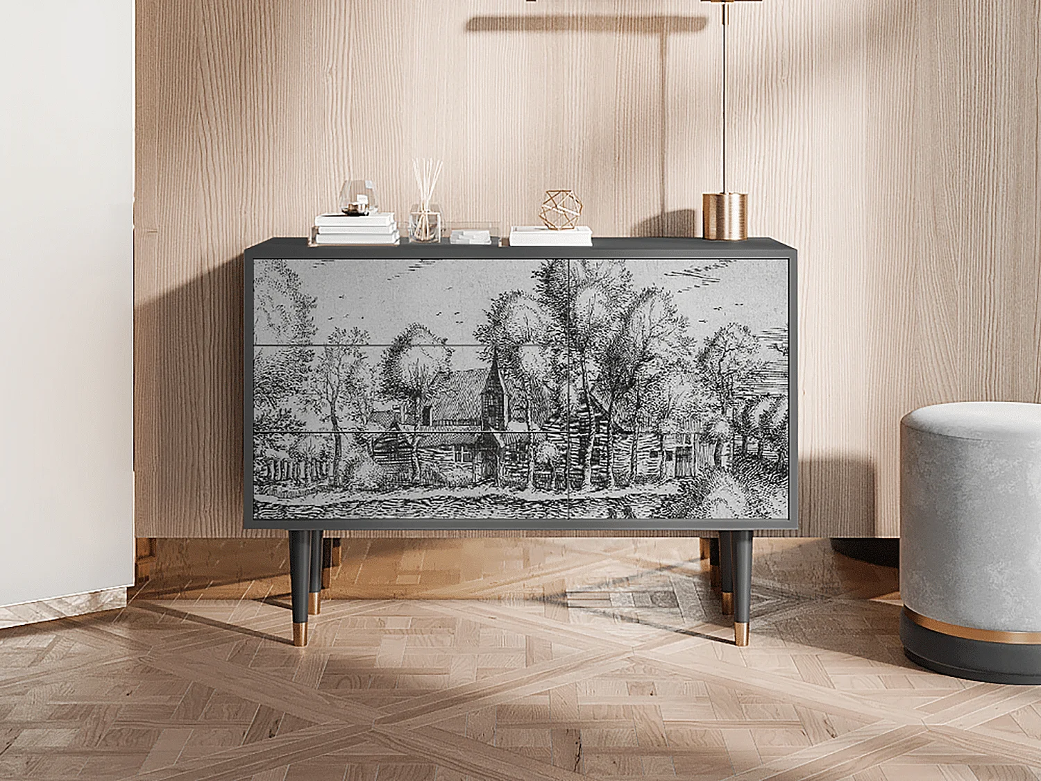 Buffet - 115х84х41 cm - S3 - A Pond, Anthracite