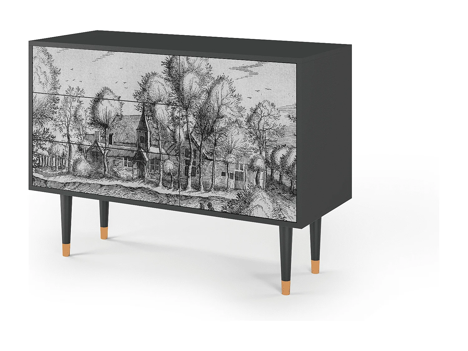 Buffet - 115х84х41 cm - S3 - A Pond, Anthracite