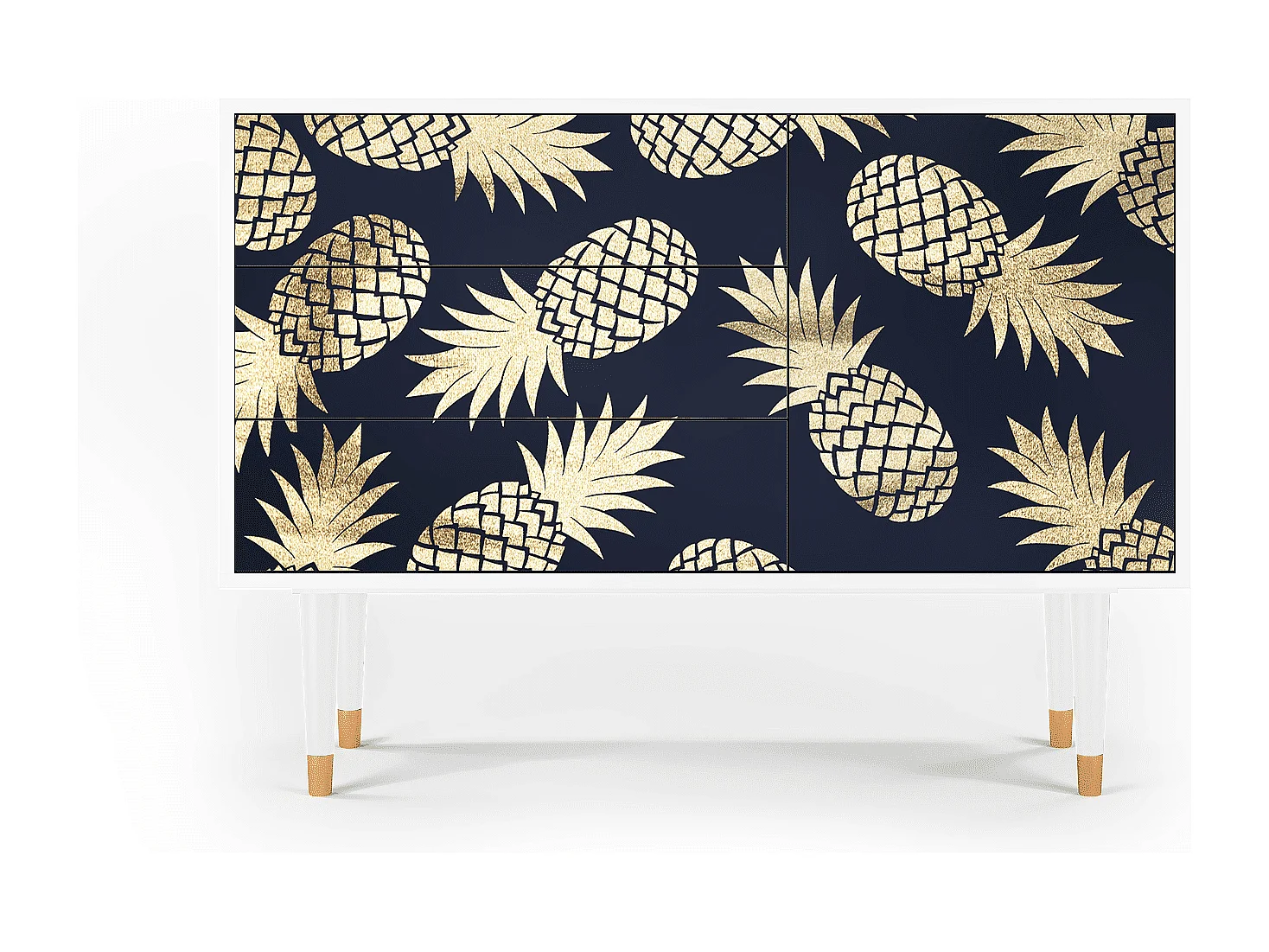 Buffet - 115х84х41 cm - S3 - Sunny Pineaple, Blanc