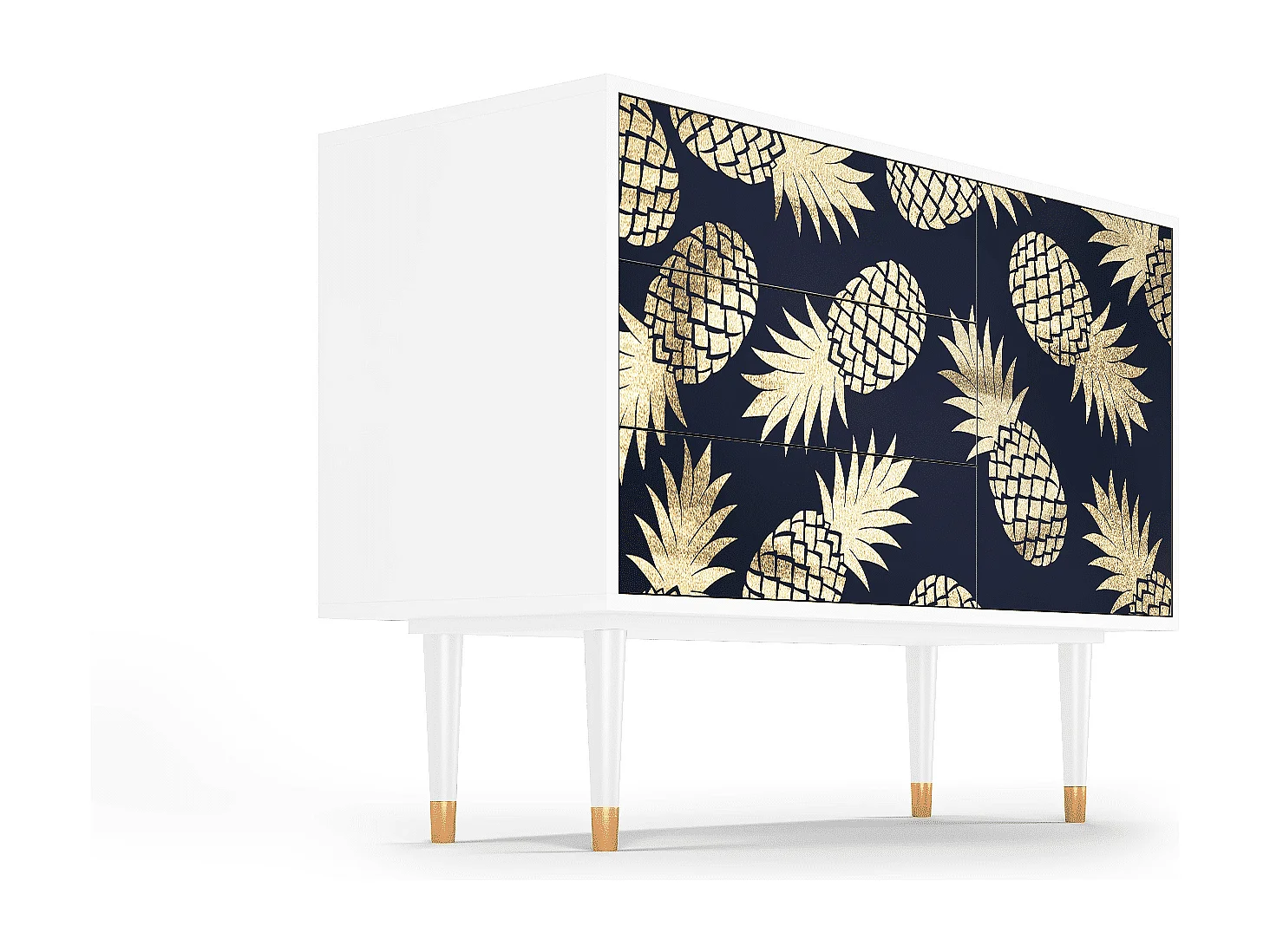 Buffet - 115х84х41 cm - S3 - Sunny Pineaple, Blanc