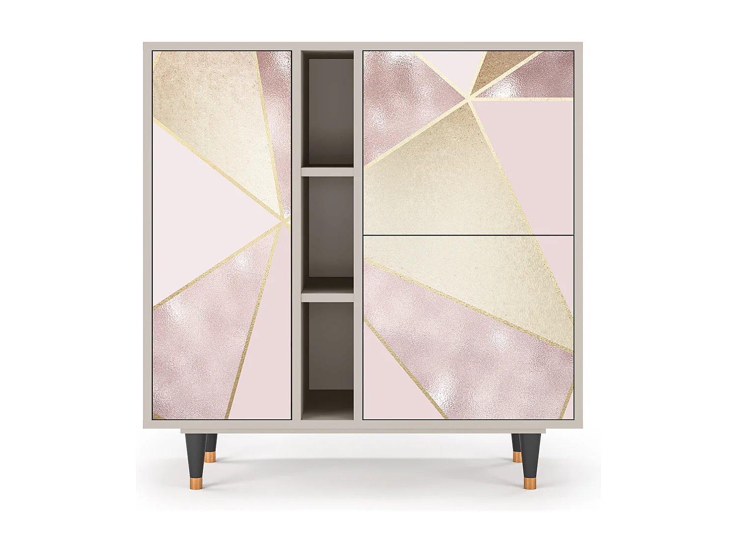 Kredens - 94х96х41 cm - BS5 - Cosmopolitan Diva, Piaskowy