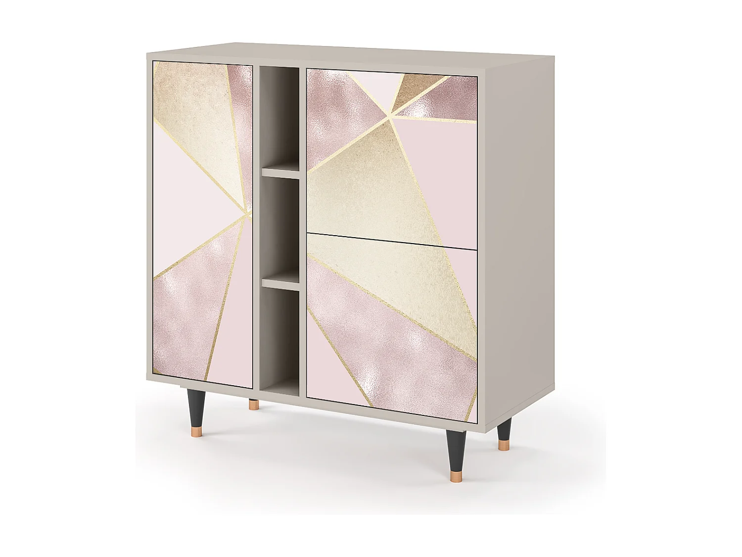 Kredens - 94х96х41 cm - BS5 - Cosmopolitan Diva, Piaskowy