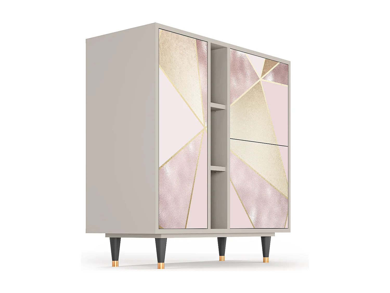 Kredens - 94х96х41 cm - BS5 - Cosmopolitan Diva, Piaskowy