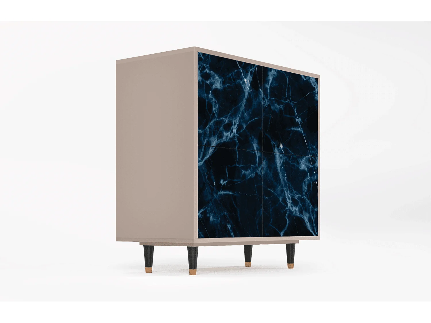 Buffet - 94x96x48 cm - BS3 - Deep Ocean, Latte