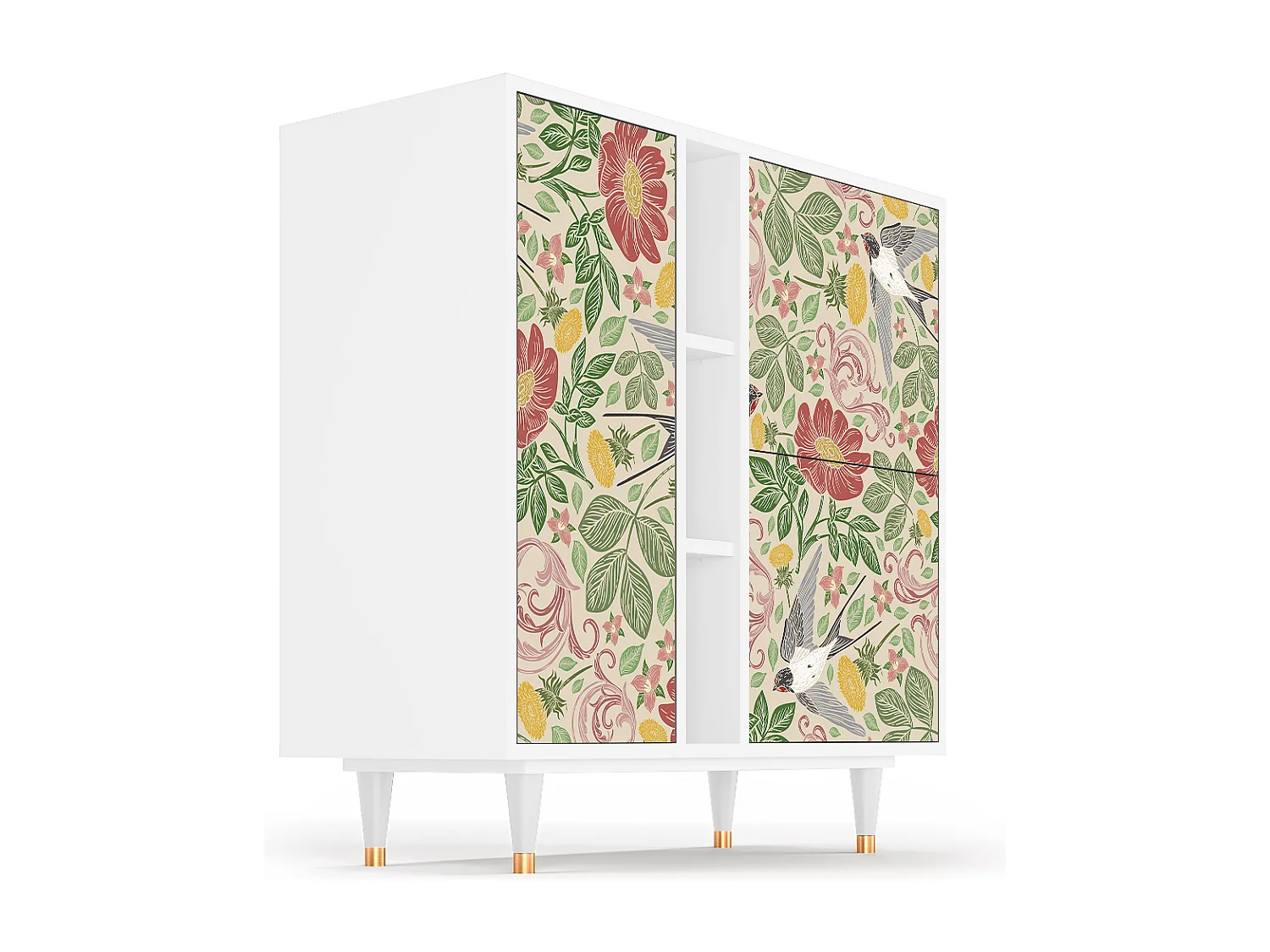 Aparador - 94х96х41 cm - BS5 - Spring Swallow, Blanco