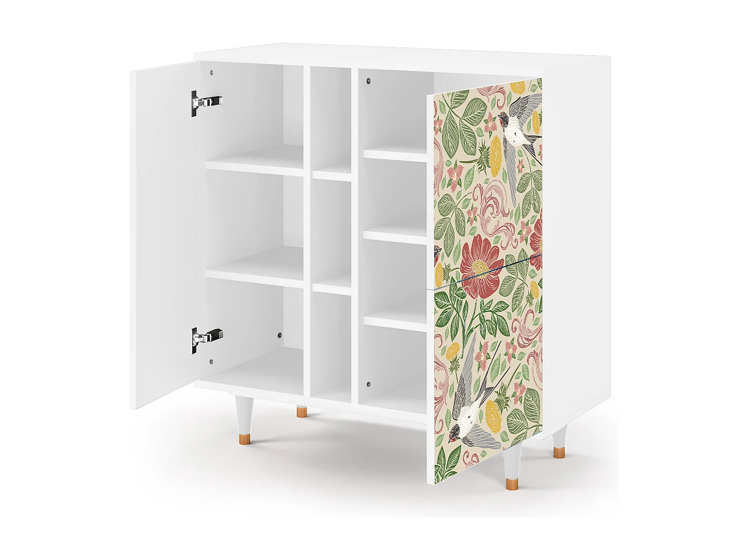 Aparador - 94х96х41 cm - BS5 - Spring Swallow, Blanco