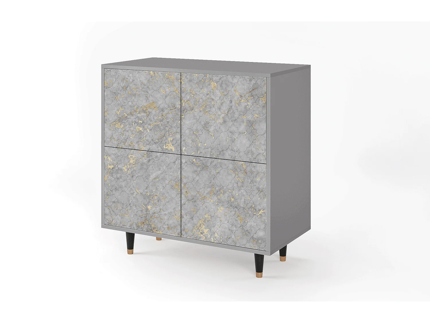 Buffet - 94x96x48 cm - BS3 - Mariana Trench, Gris