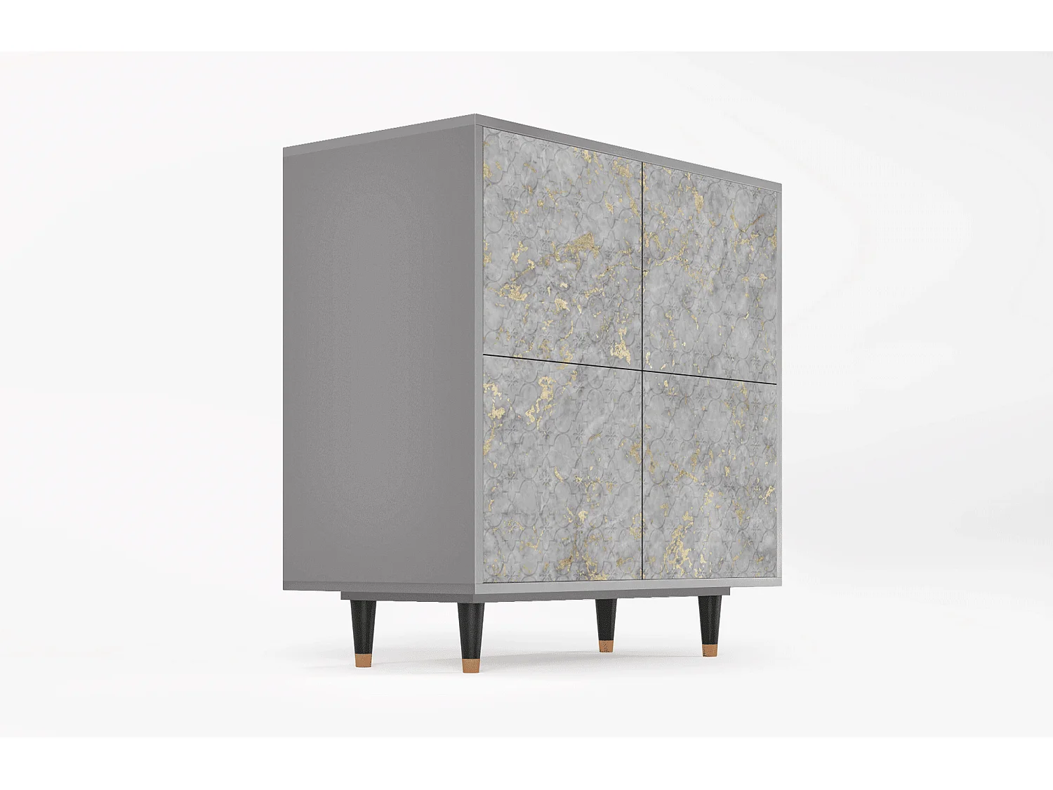 Buffet - 94x96x48 cm - BS3 - Mariana Trench, Gris