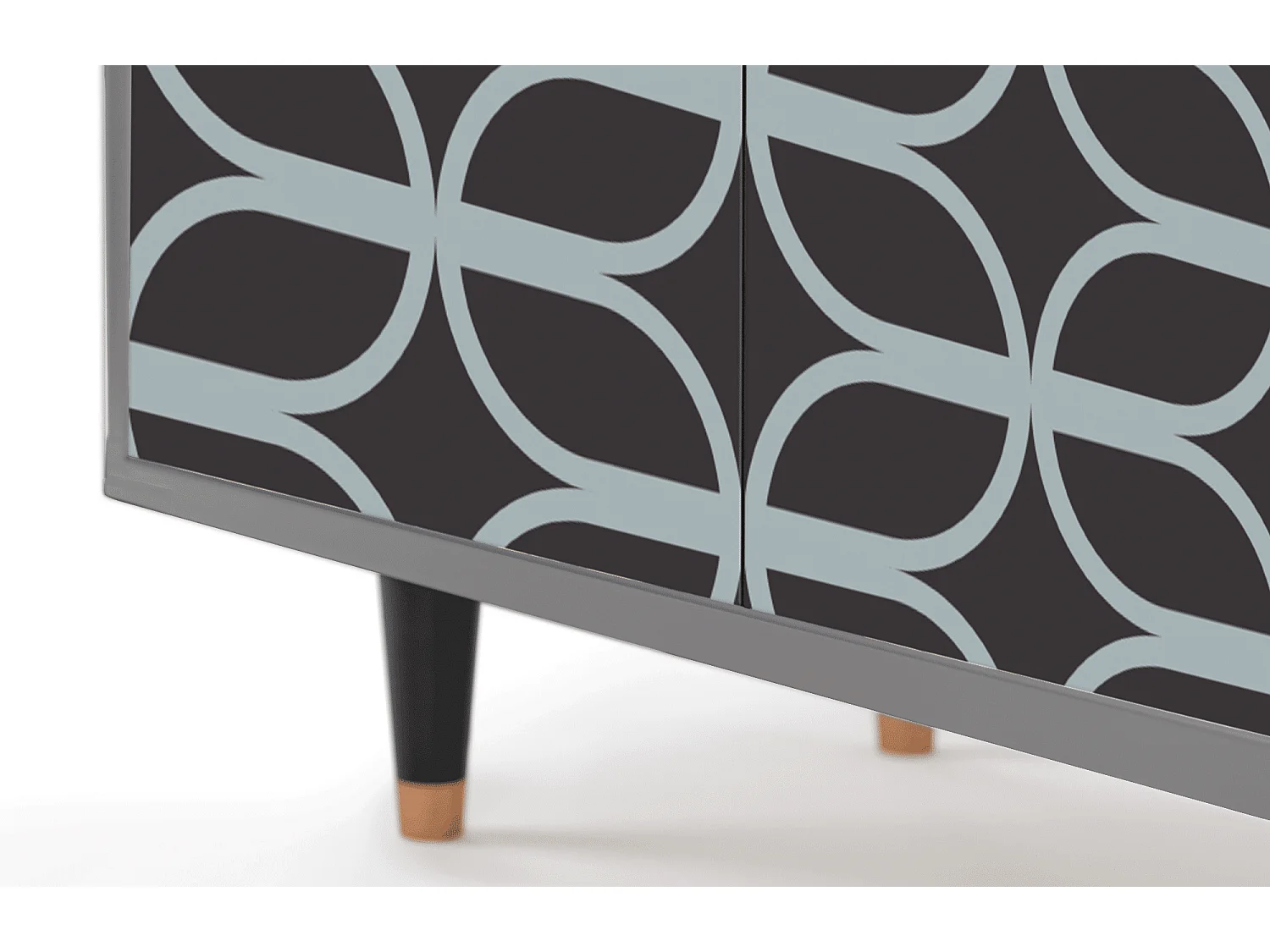 Dressoir - 94x96x48 cm - BS3 - Braided Blue, Grijs