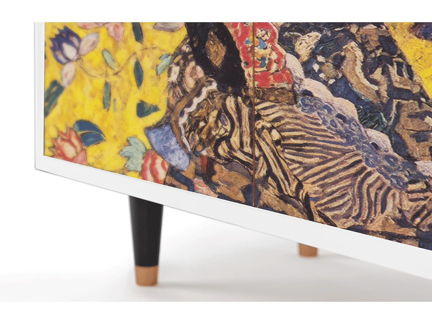 Aparador - 94x96x48 cm - BS3 - Lady with Fan by Klimt, Blanco