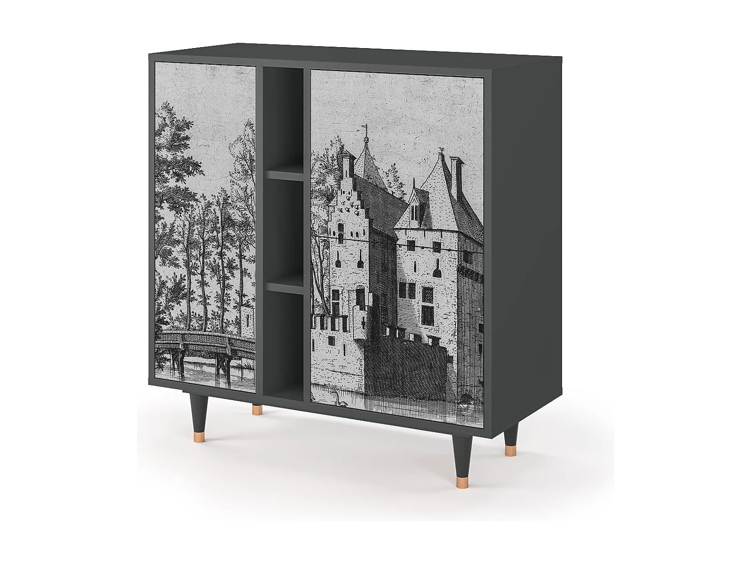 Buffet - 94х96х41 cm - BS5 - Castle by Breugel, Anthracite