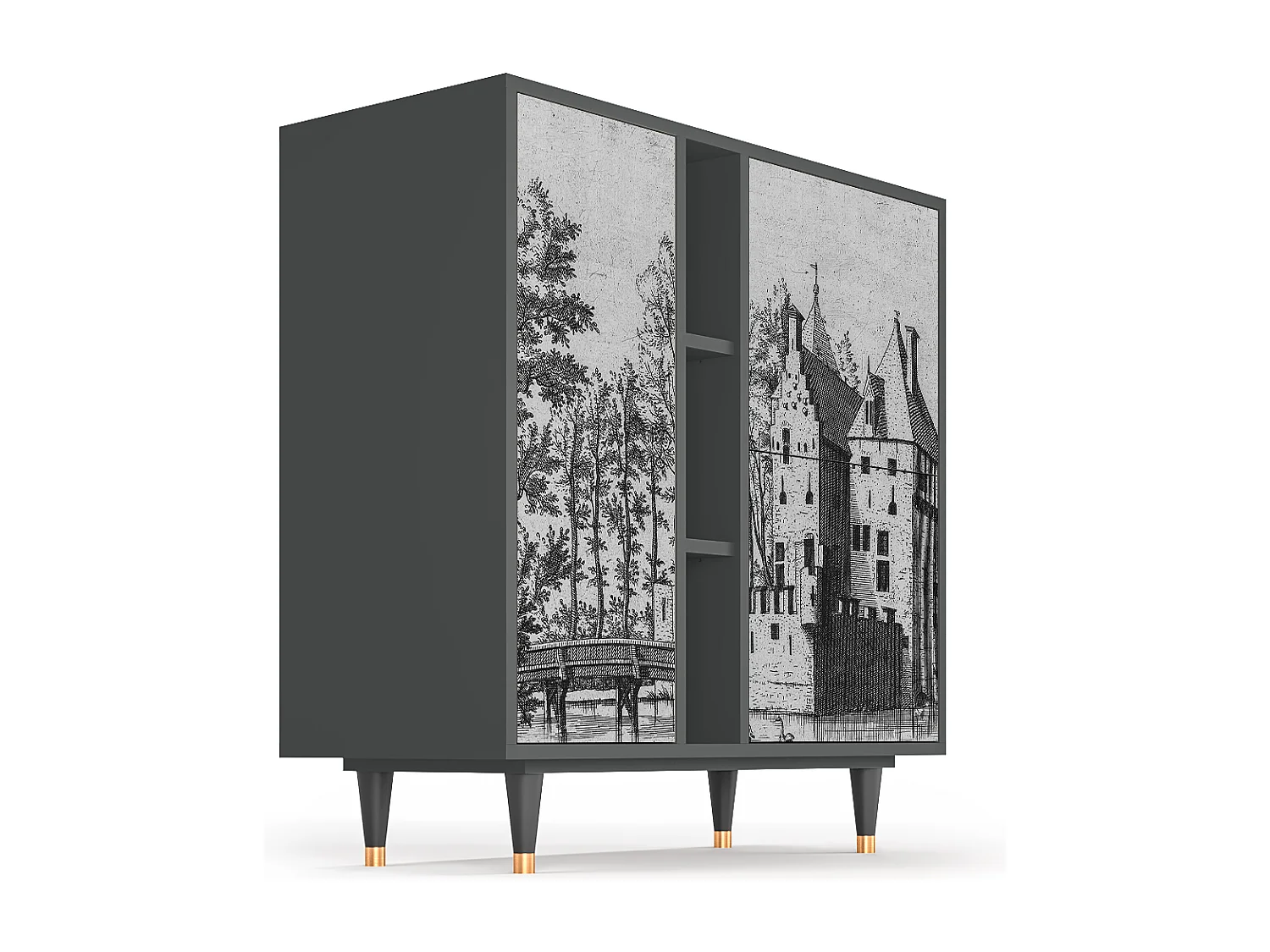 Buffet - 94х96х41 cm - BS5 - Castle by Breugel, Anthracite