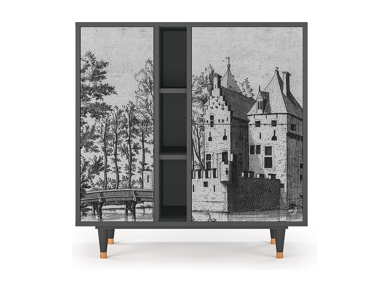 Buffet - 94х96х41 cm - BS5 - Castle by Breugel, Anthracite