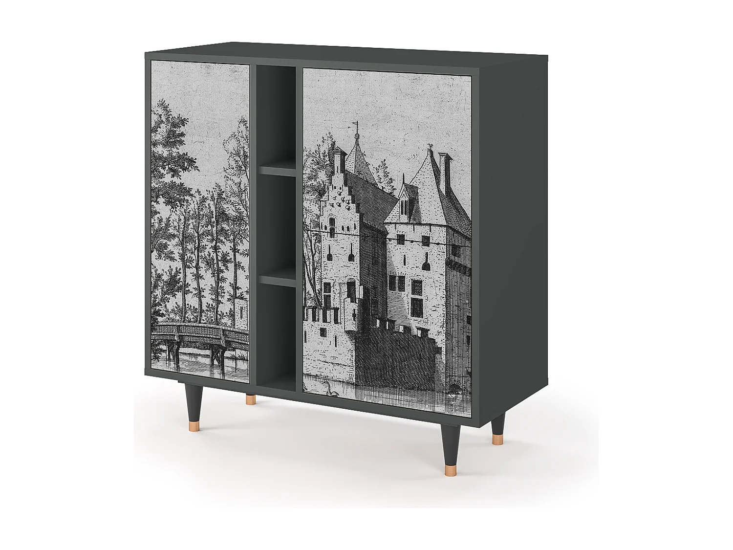Buffet - 94х96х41 cm - BS5 - Castle by Breugel, Anthracite