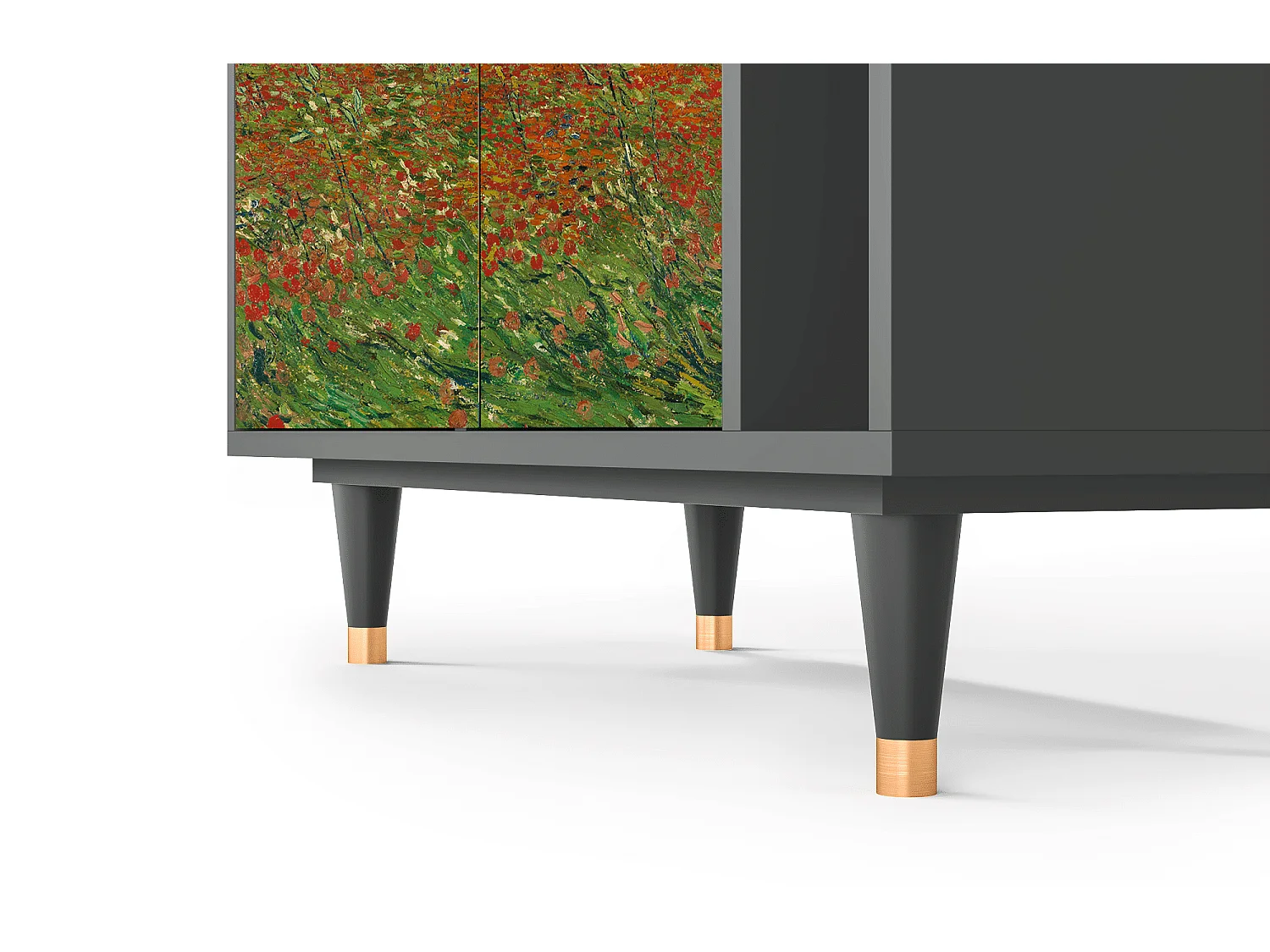 Credenza - 96х110х41 cm - BS6 - Poppy field by van Gogh, Antracite