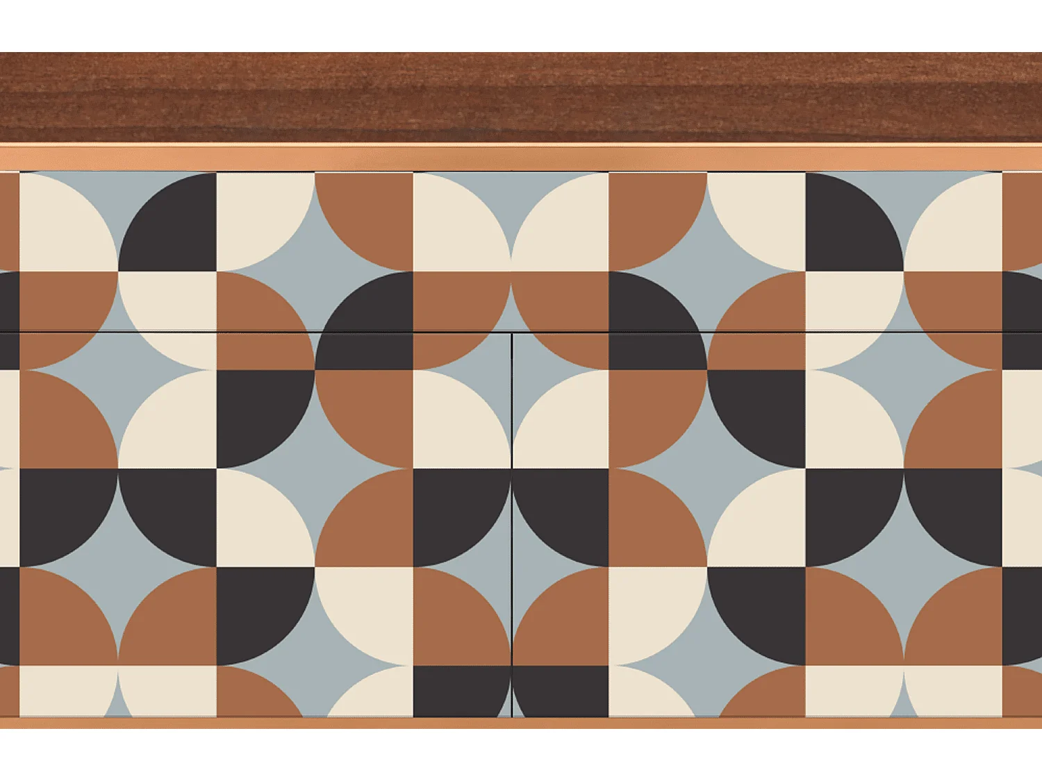 Buffet - 115x85x48 cm - BS4 - Brown Sensation, Noyer