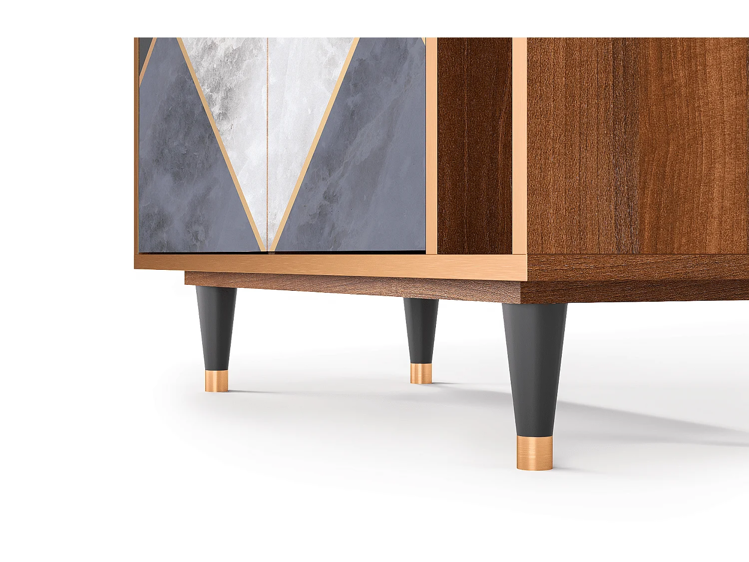 Kredens - 96х110х41 cm - BS6 - Ideal Harmony, Orzech