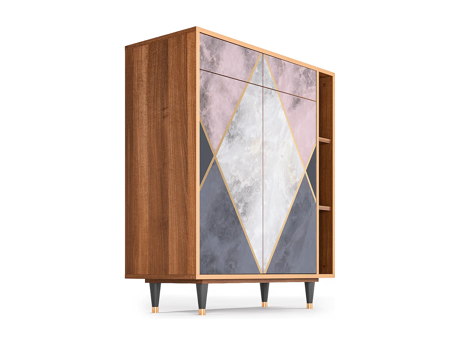 Buffet - 96х110х41 cm - BS6 - Ideal Harmony, Noyer