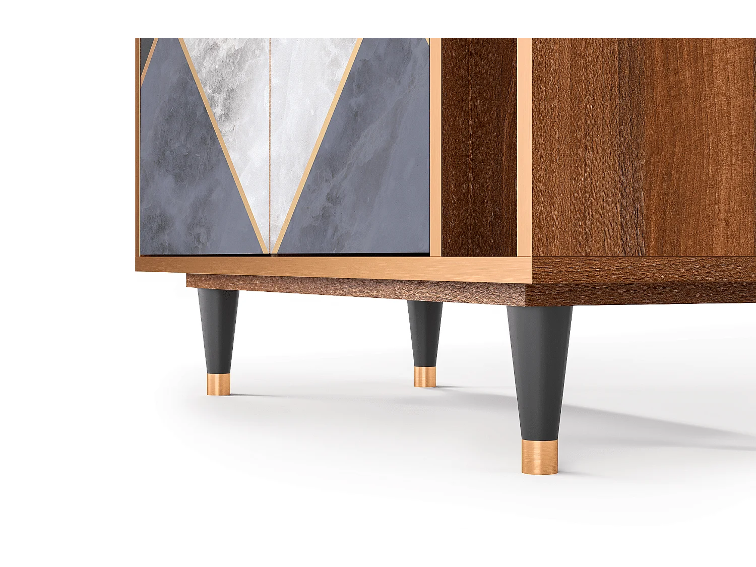 Credenza - 96х110х41 cm - BS6 - Ideal Harmony, Noce