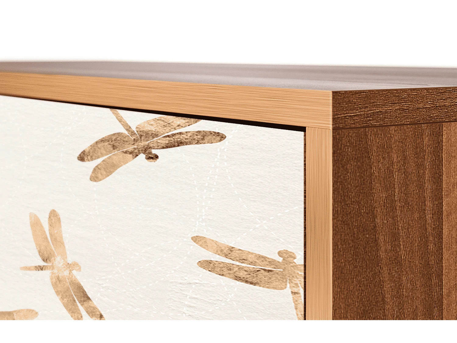 Aparador - 115х84х41 cm - S3 - Nude Dragonflies, Nogal
