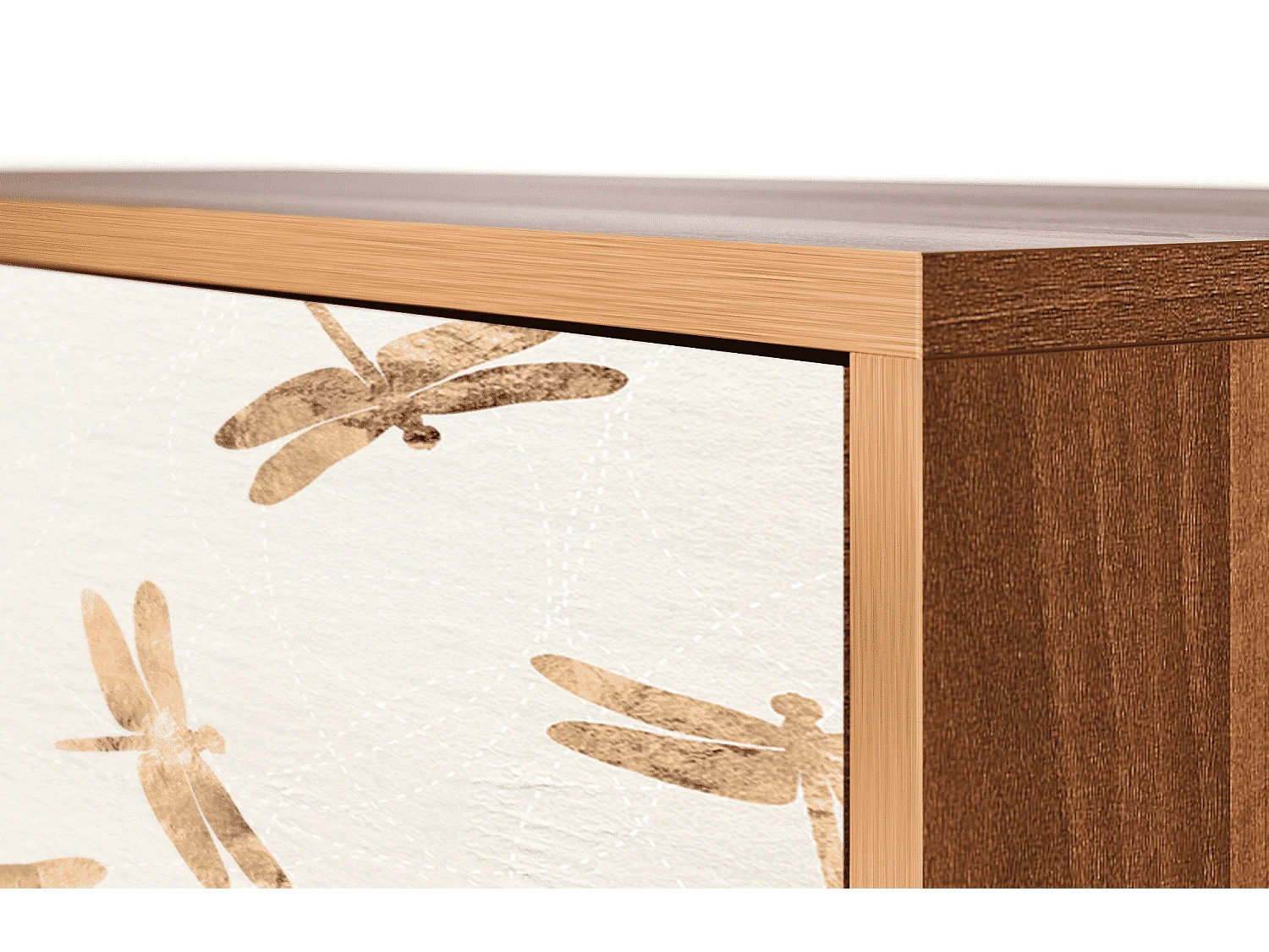 Credenza - 115х84х41 cm - S3 - Nude Dragonflies, Noce