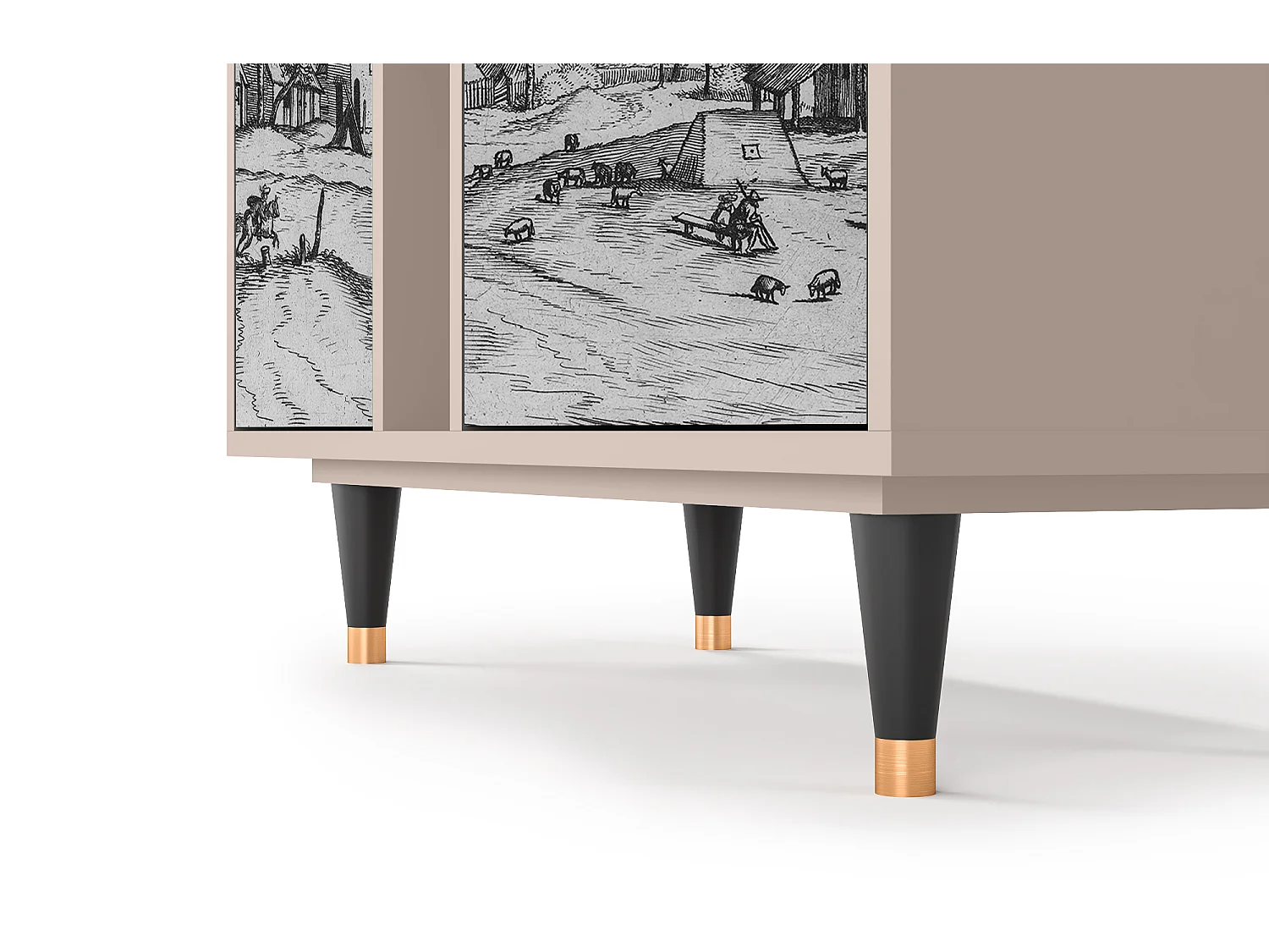 Dressoir - 94х96х41 cm - BS5 - Country Village, Latte