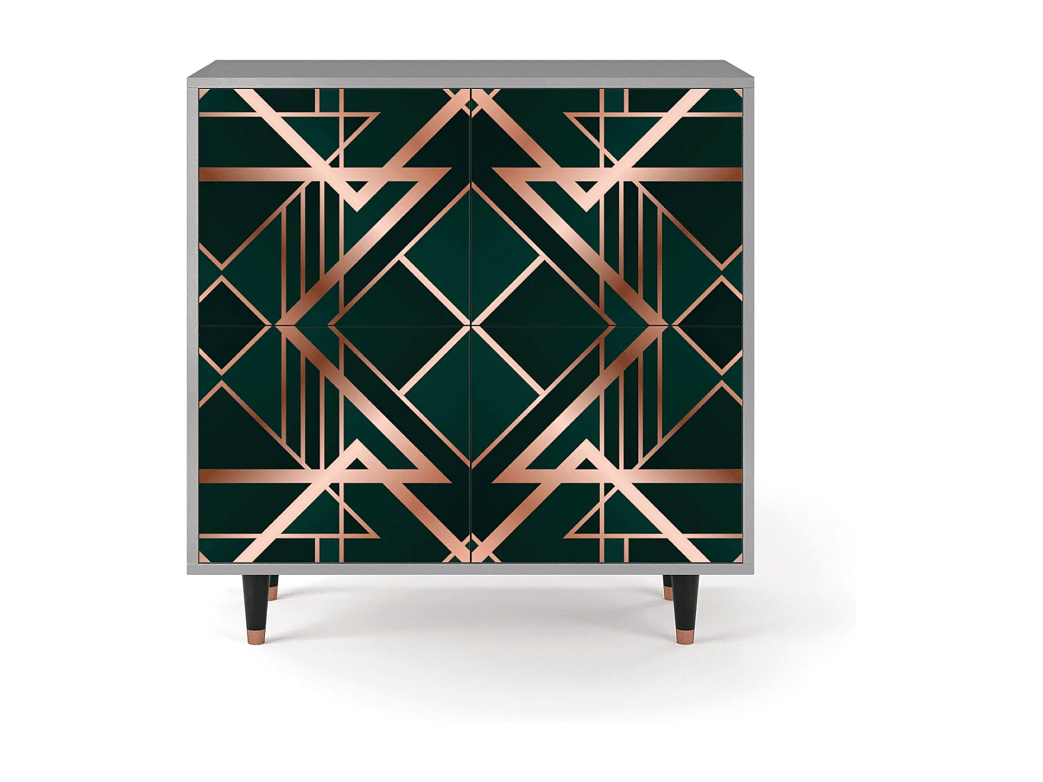 Sideboard - 94x96x48 cm - BS3 - Emerald Gatsby, Grau