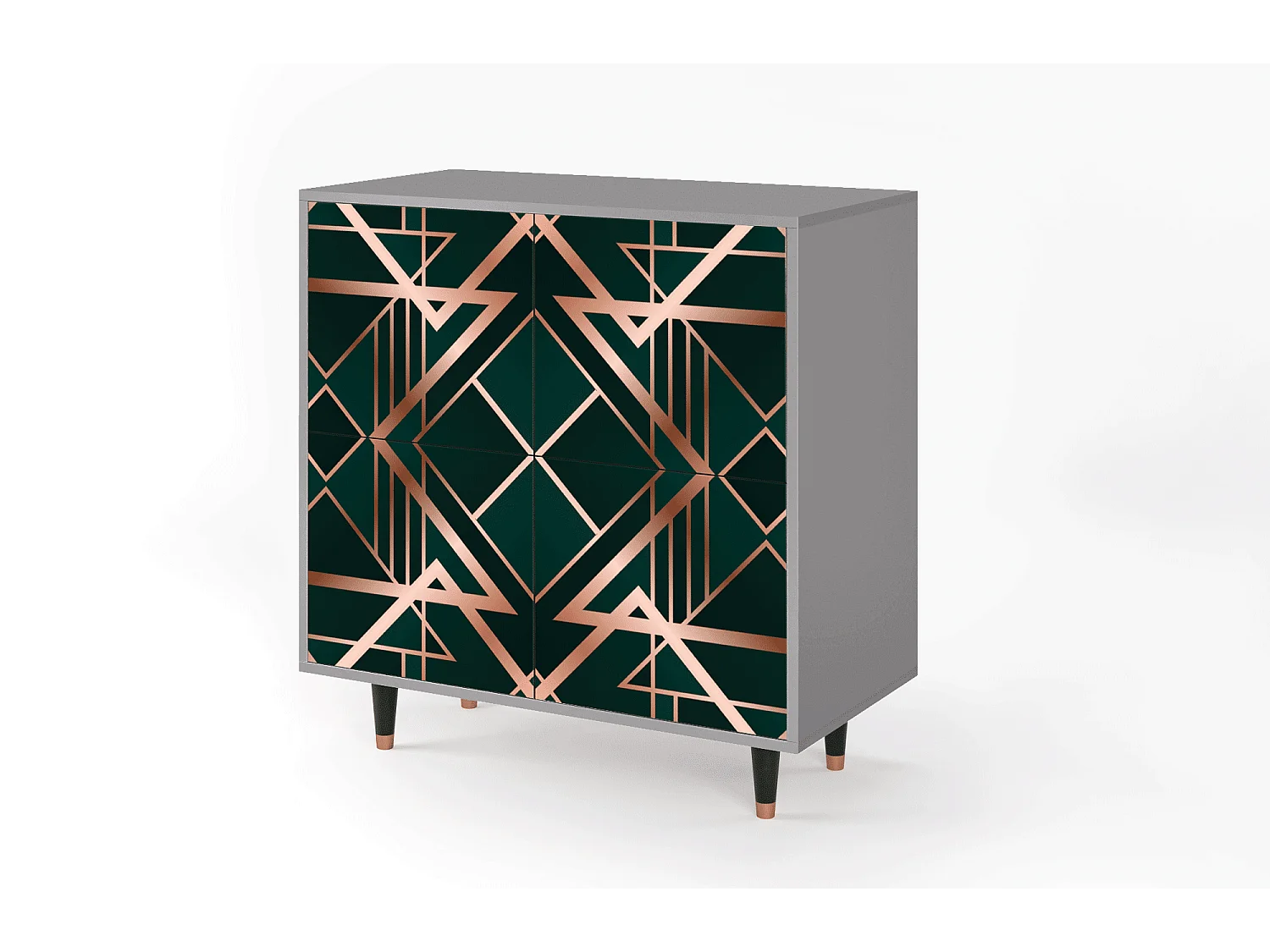 Sideboard - 94x96x48 cm - BS3 - Emerald Gatsby, Grau