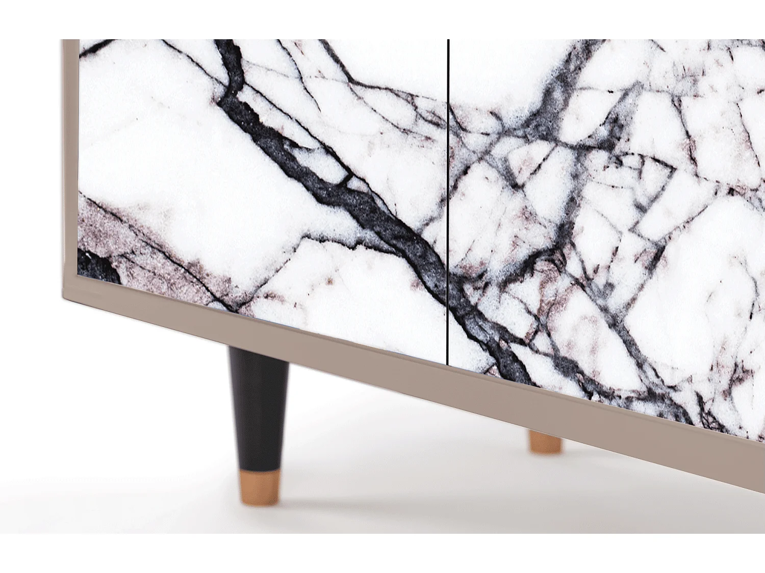 Aparador - 94x96x48 cm - BS3 - Raven Marble, Latte