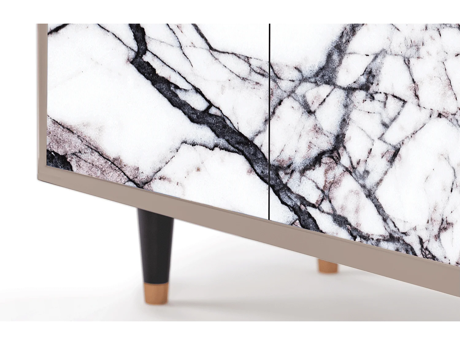 Buffet - 94x96x48 cm - BS3 - Raven Marble, Latte