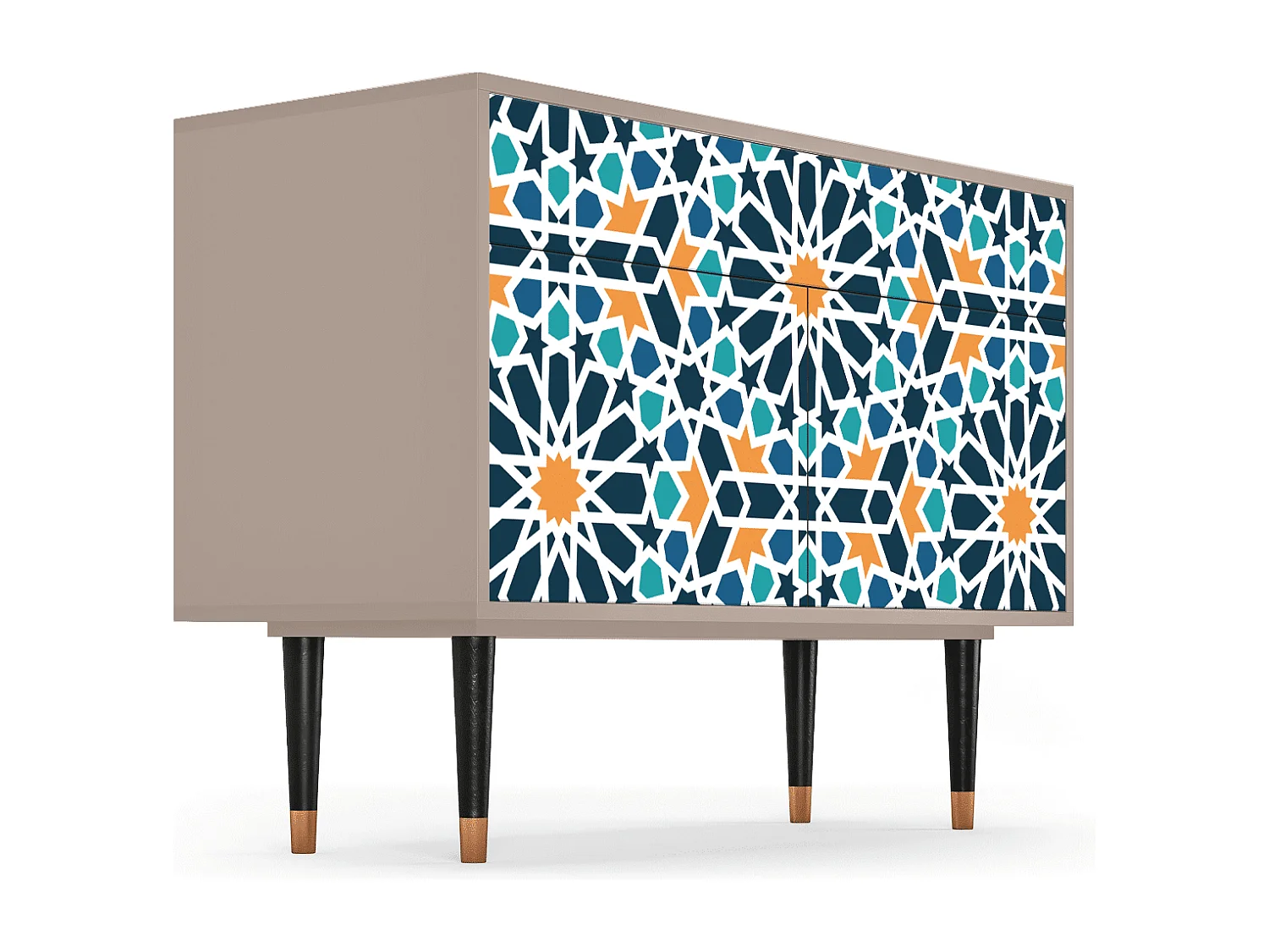 Credenza - 115x85x48 cm - BS4 - Kaleidoscope, Latte
