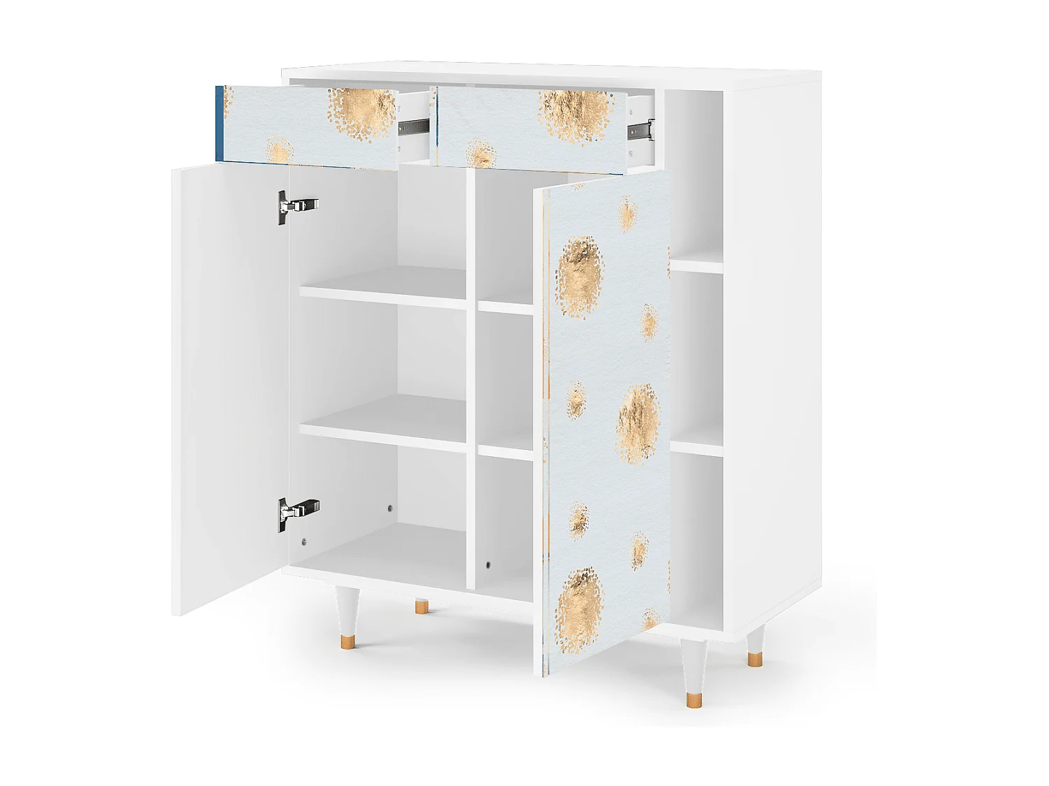 Aparador - 96х110х41 cm - BS6 - Sky Latte, Branco