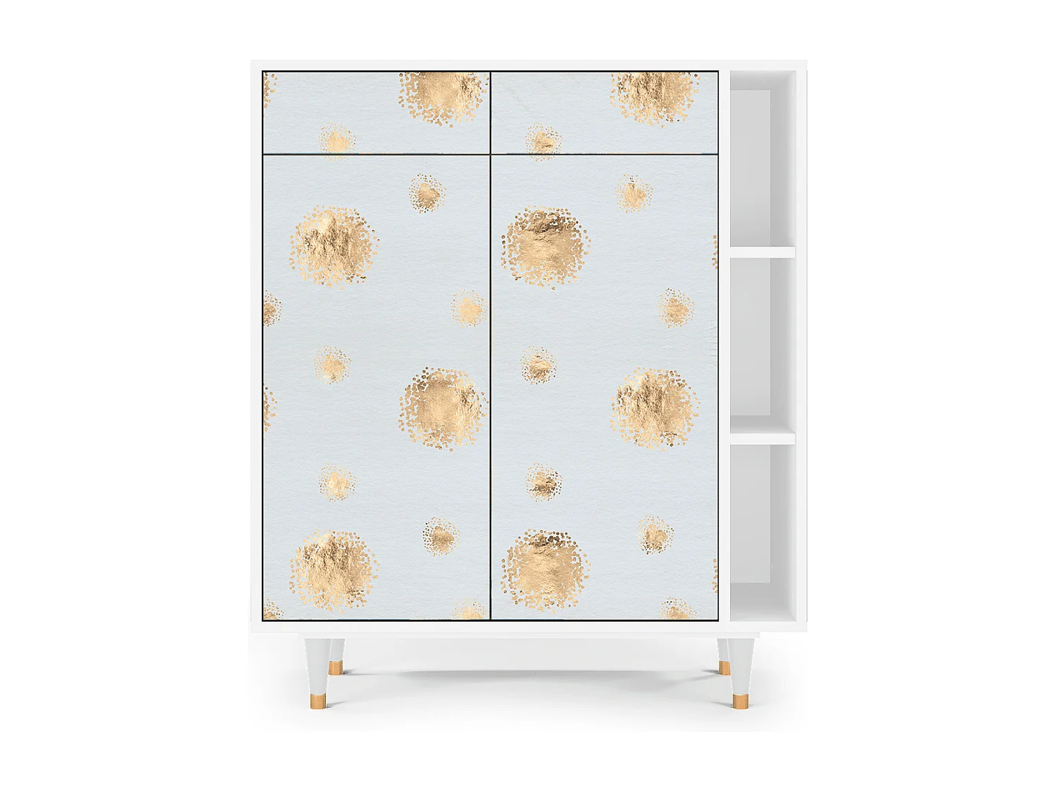 Credenza - 96х110х41 cm - BS6 - Sky Latte, Bianco