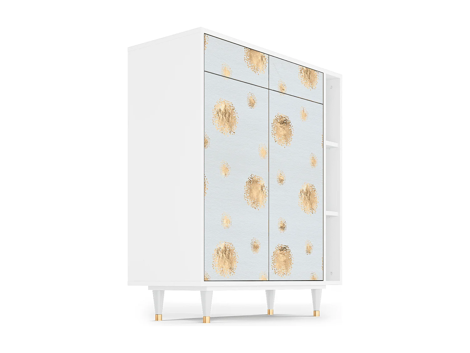 Credenza - 96х110х41 cm - BS6 - Sky Latte, Bianco