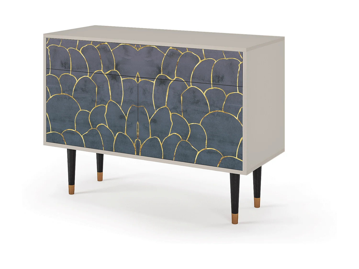 Kredens - 115x85x48 cm - BS4 - Blue Lagoon, Piaskowy