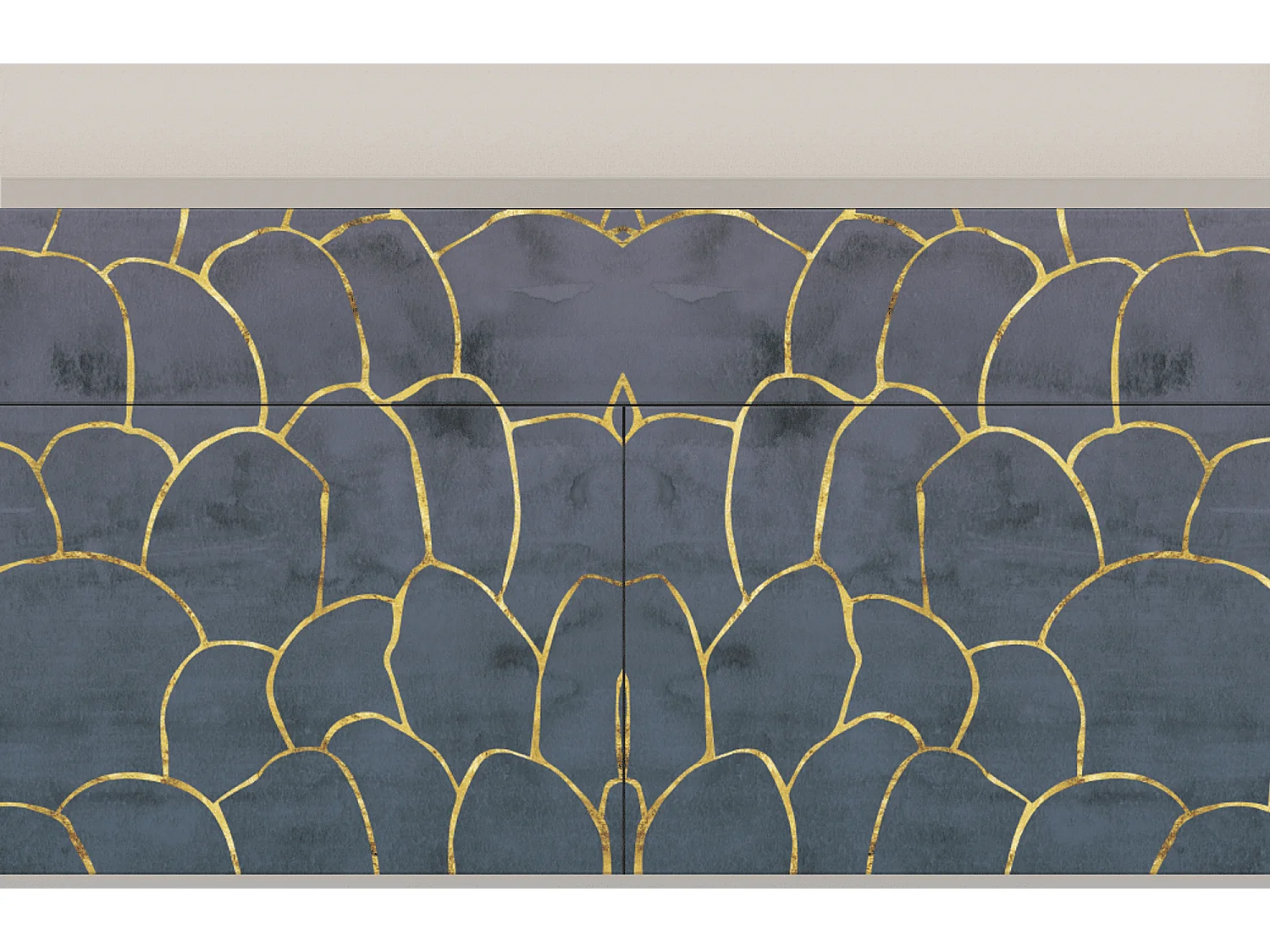 Credenza - 115x85x48 cm - BS4 - Blue Lagoon, Sabbia