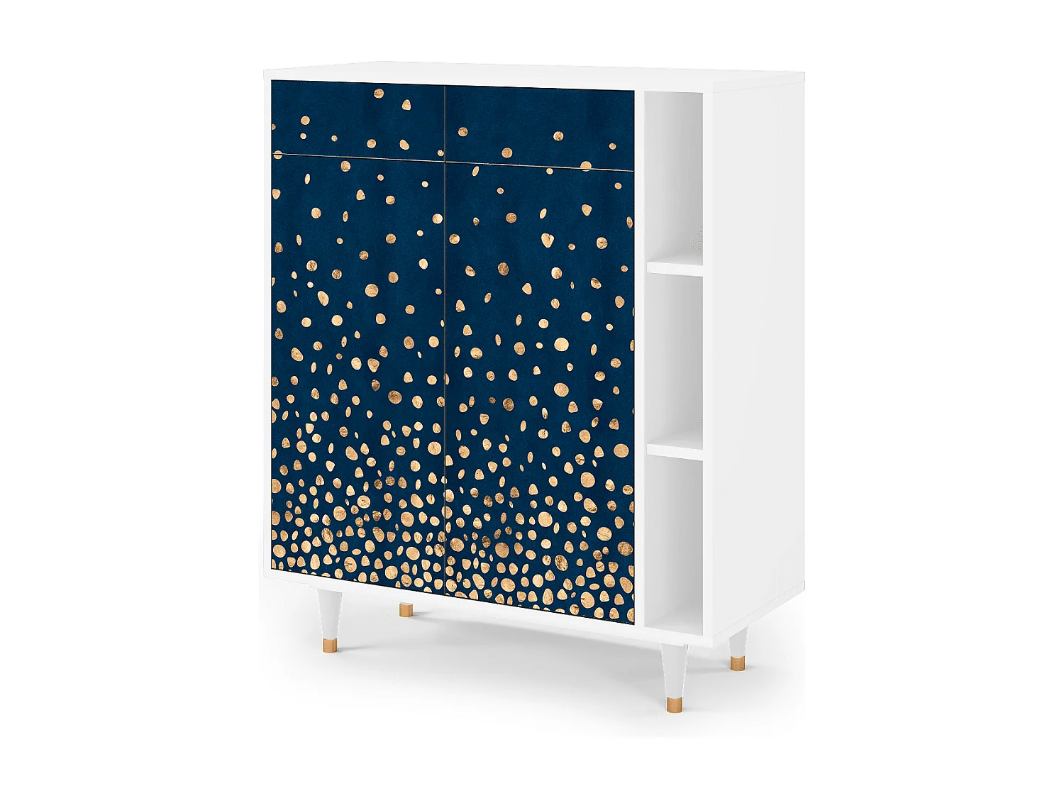 Dressoir - 96х110х41 cm - BS6 - Night Skies, Wit