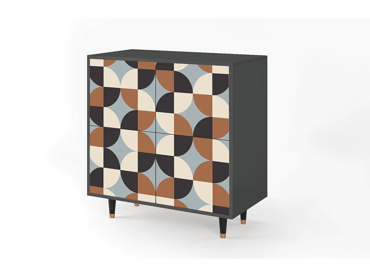 Buffet - 94x96x48 cm - BS3 - Brown Sensation, Anthracite