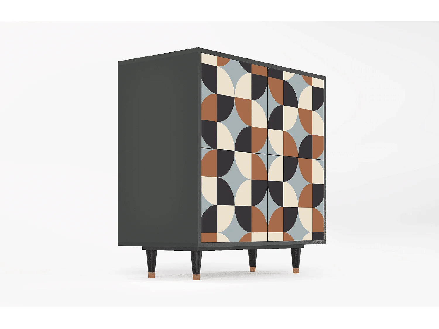 Buffet - 94x96x48 cm - BS3 - Brown Sensation, Anthracite