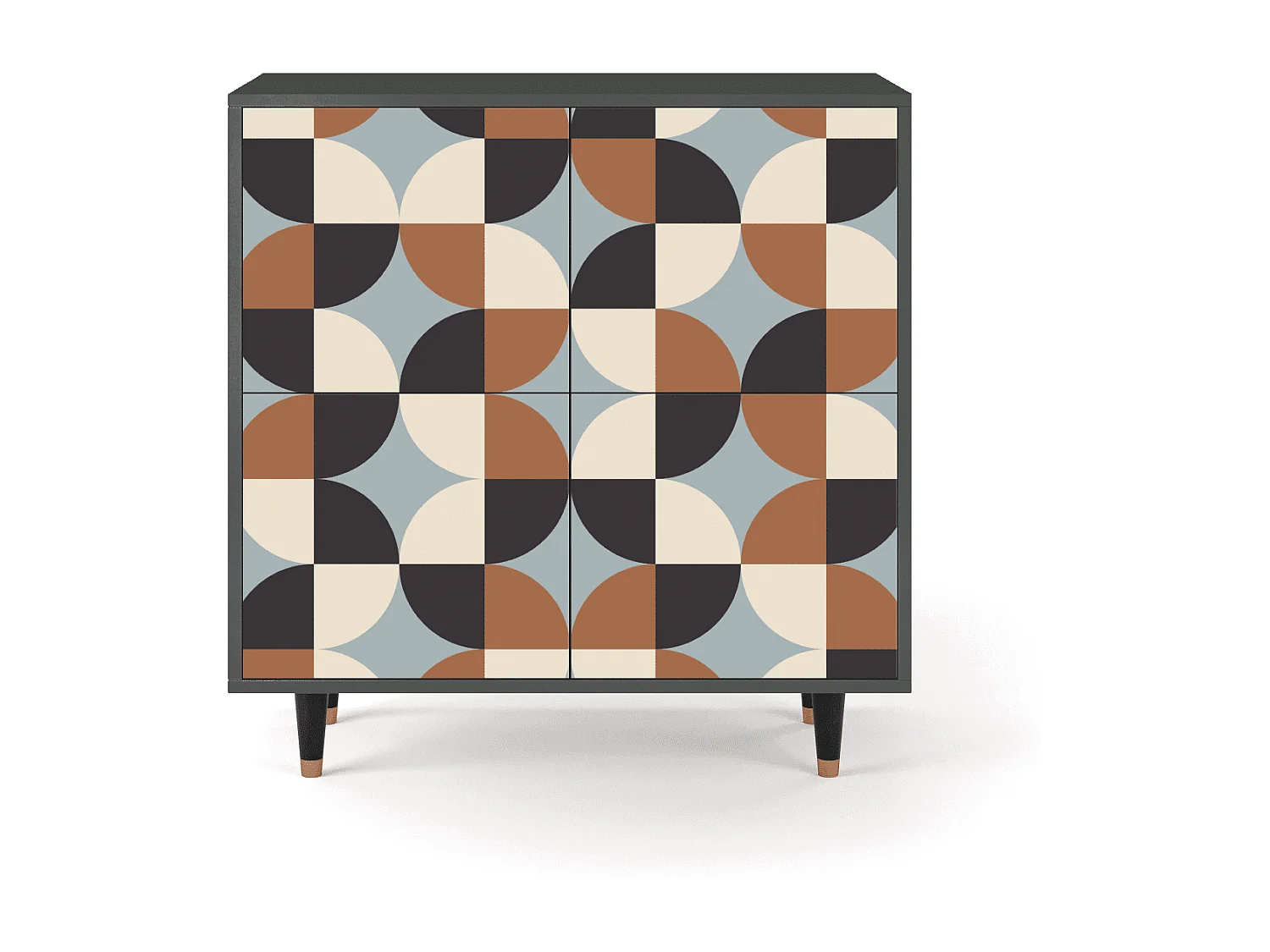 Sideboard - 94x96x48 cm - BS3 - Brown Sensation, Anthrazit