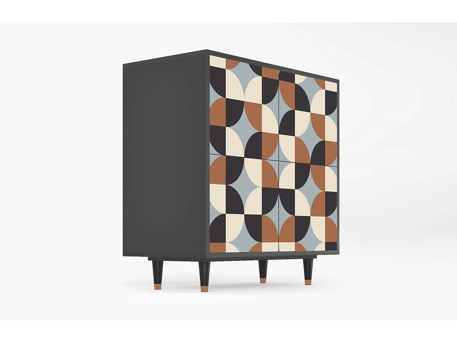 Buffet - 94x96x48 cm - BS3 - Brown Sensation, Anthracite