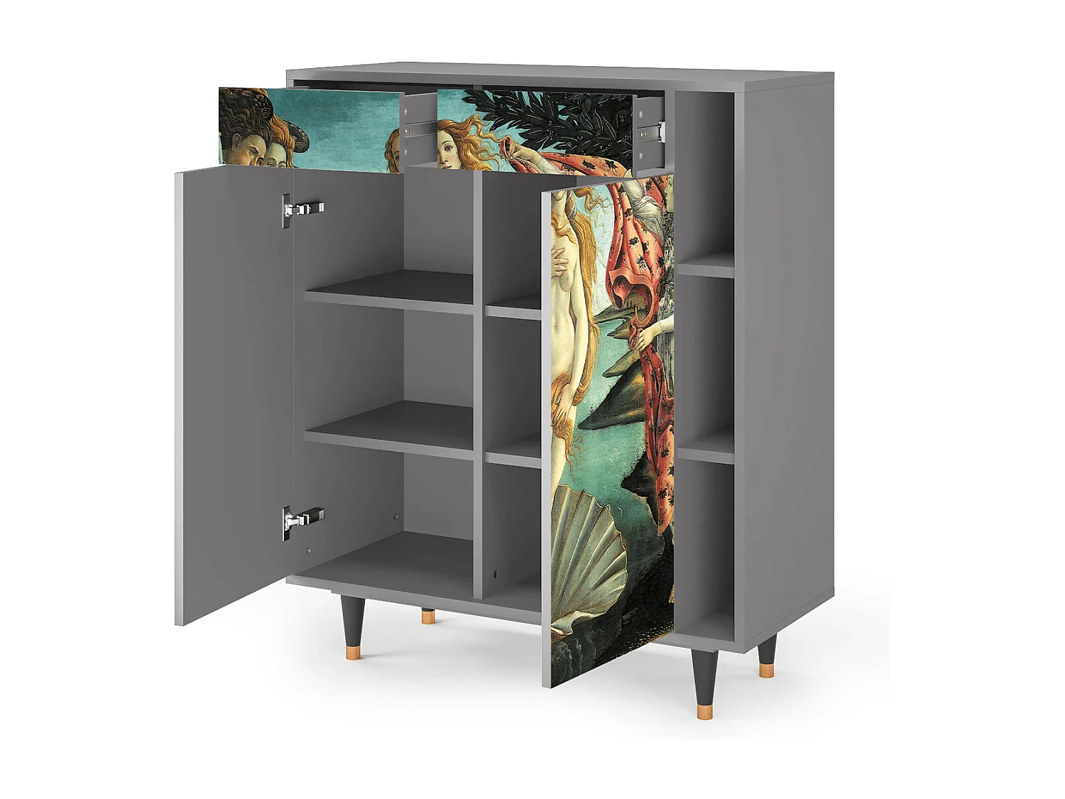 Buffet - 96х110х41 cm - BS6 - The Birth of Venus, Gris
