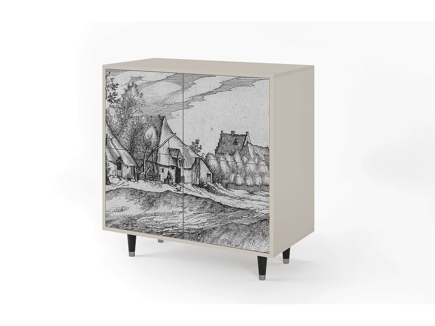 Buffet - 94x96x48 cm - BS3 - Farms in a Village, Sable