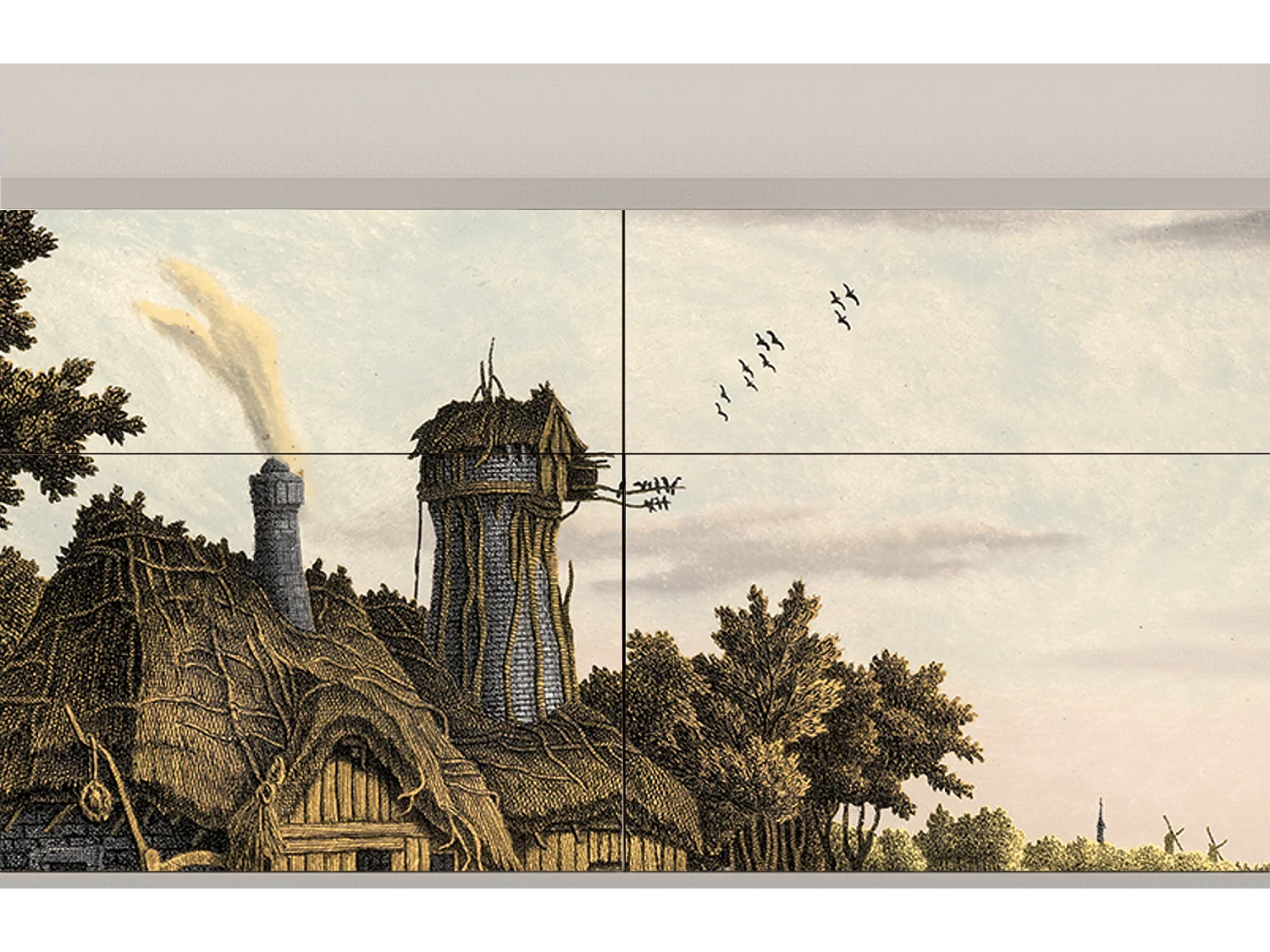 Buffet - 115x85x48 cm - BS4 - Mill along a River, Sable