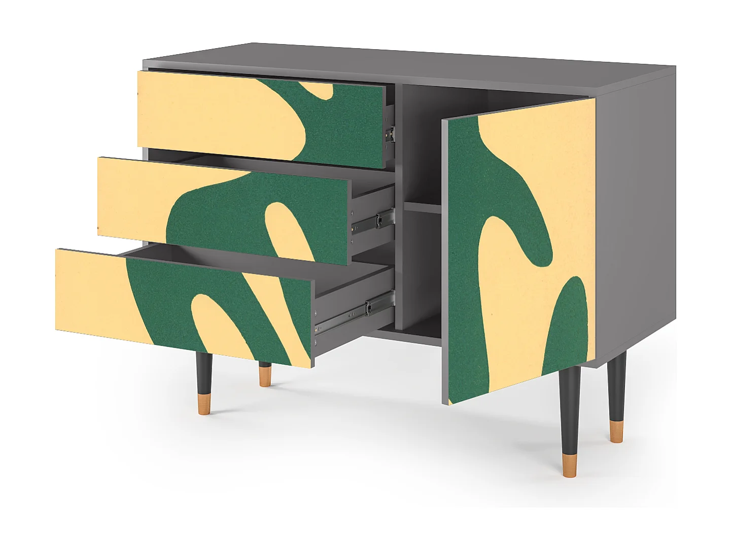 Buffet - 115х84х41 cm - S3 - Mill along a River, Gris