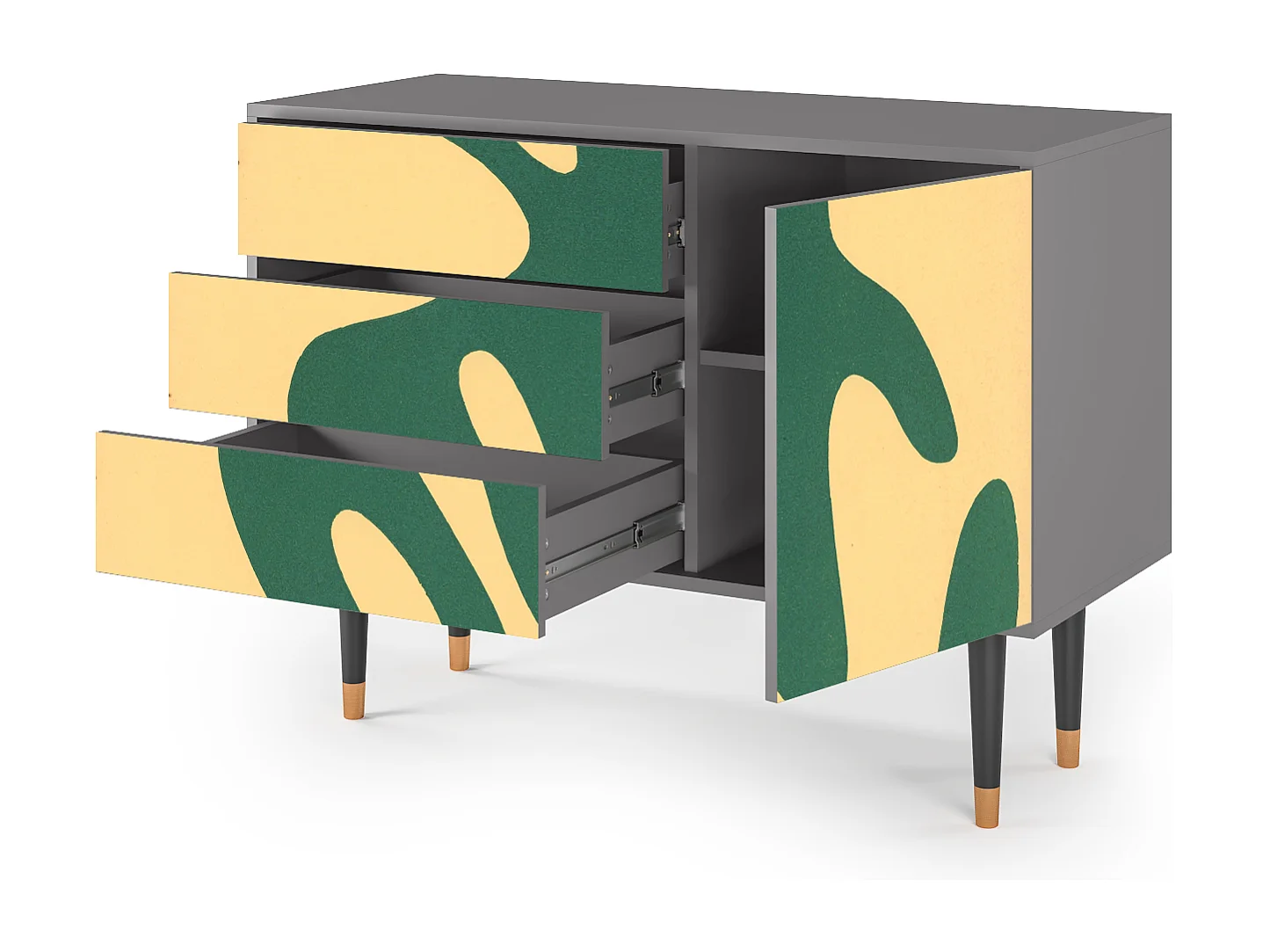 Buffet - 115х84х41 cm - S3 - Mill along a River, Gris