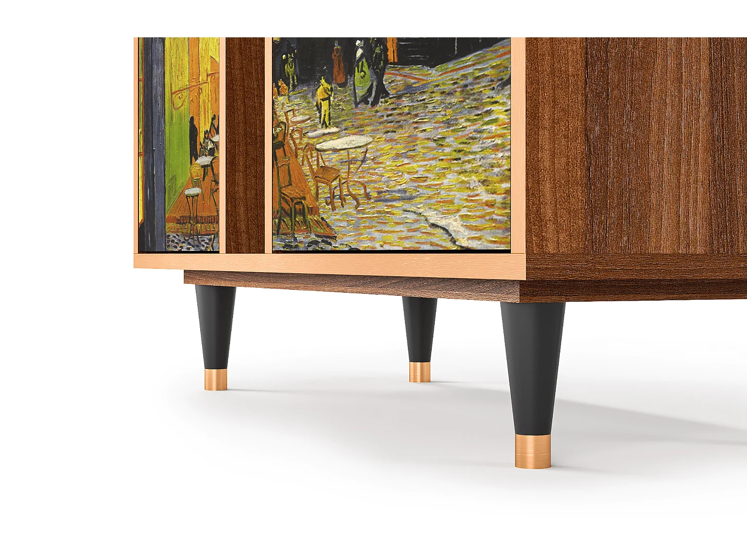 Credenza - 94х96х41 cm - BS5 - Café Terrace at Night, Noce