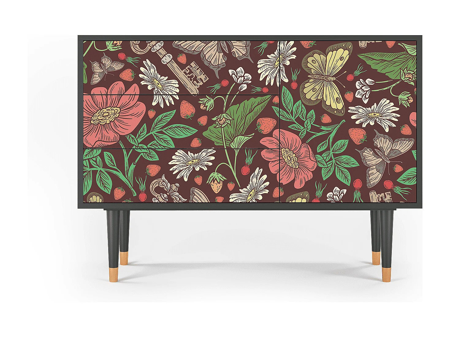 Buffet - 115х84х41 cm - S3 - Alice in Wonderland, Anthracite