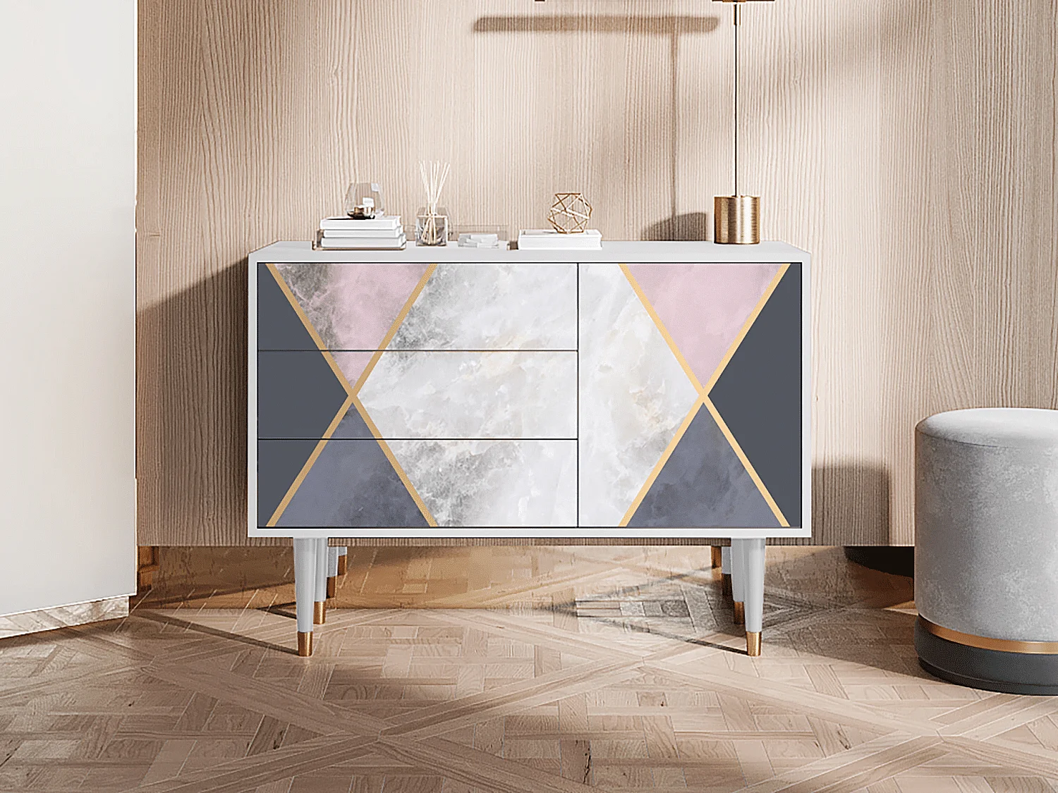 Buffet - 115х84х41 cm - S3 - Ideal Harmony, Blanc